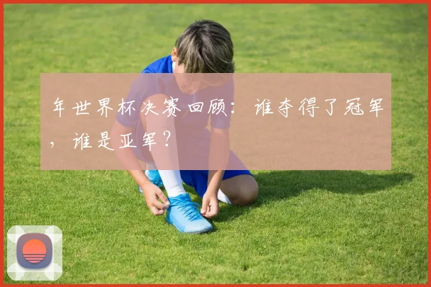 年世界杯决赛回顾:谁夺得了冠军,谁是亚军?