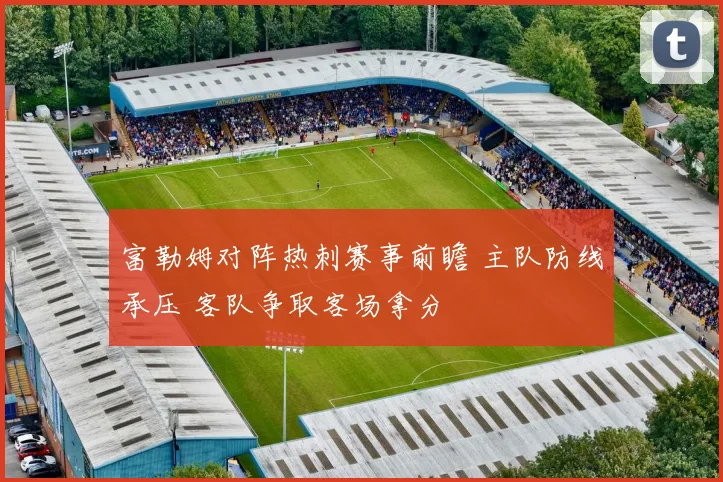富勒姆对阵热刺赛事前瞻 主队防线承压 客队争取客场拿分